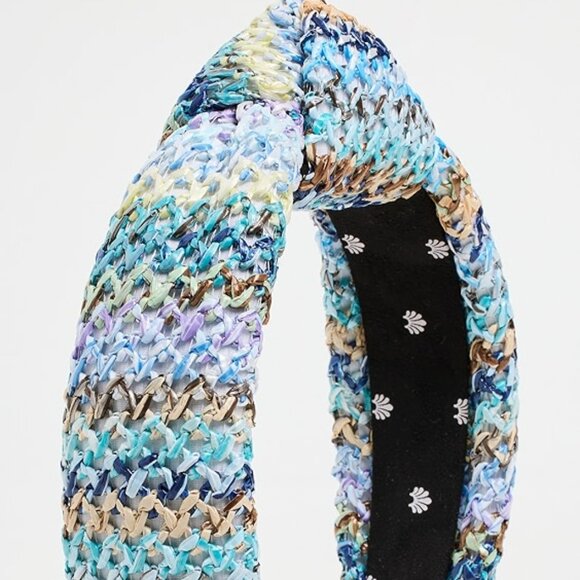Women\'s LELE SADOUGHI Raffia Multicolor Knotted Headband main image 4